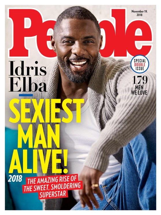 IDRIS ELBA - PEOPLE'S MAGAZINE'S SEXIEST MAN ALIVE